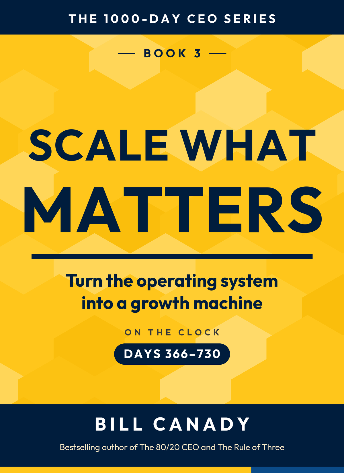 Scale What Matters — Book 3 of The 1000-Day CEO Series by Bill Canady